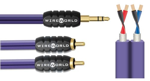 WIREWORLD Pulse Mini Jack to 2RCA Audio Cable 1.5M